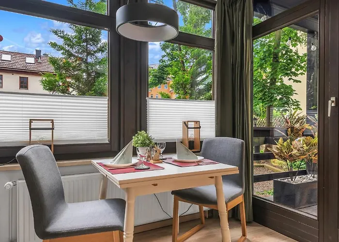 Hirsch Stadt 1 - Terrasse Mit Flussblick - Parkplatz * Bad Harzburg