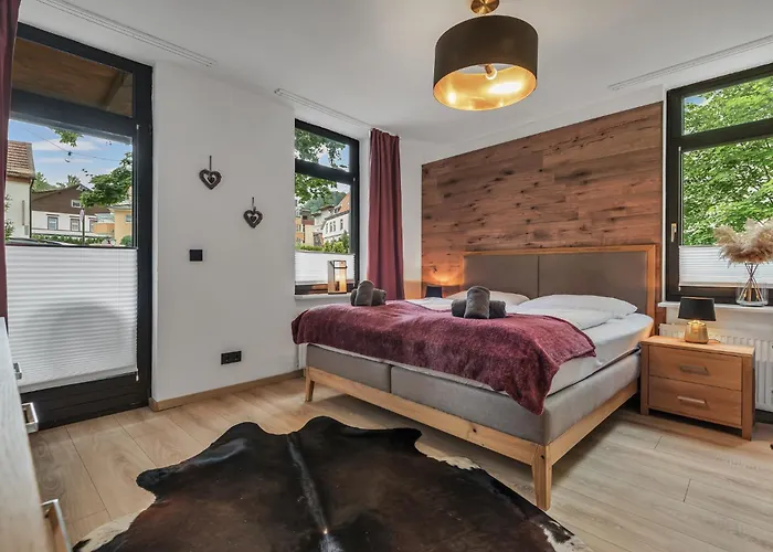 Apartamento Hirsch Stadt 1 - Terrasse Mit Flussblick - Parkplatz Bad Harzburg